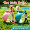 Portable Collapsible Dog Water Bowl for Walks and Travel