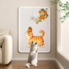 Wall-Mounted Cat Scratching Board with Braided Cotton Rope