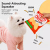 Plush Potato Chip Crinkle Toy for Dogs and Cats