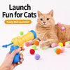 Cat Ball Launcher Toy with Plush or EVA Balls