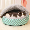 Semi-Enclosed Cave Bed for Cats and Small Dogs