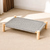 Elevated Cat Bed with Built-In Scratching Surface