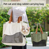 Canvas Pet Carrier Shoulder Bag with Mesh Panels