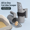 All-in-One Cat Litter Scoop with Waste Bag Storage