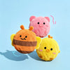 Squeaky Textured Ball Dog Toy