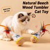 Feather Wobble Cat Toy for Interactive Play