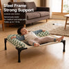 Portable Elevated Pet Cot with Removable Cushion