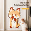 Wall-Mounted Cat Scratcher with Adhesive Backing