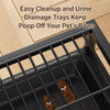 Drawer-Style Dog Potty Tray for Small, Medium & Large Dogs