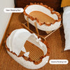 French-Style Cat Bed for Indoor Lounging