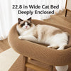 Integrated Cat Scratcher and Resting Bed