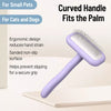 Curved-Handle Pin Brush for Dogs & Cats