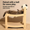 Sisal Cat Scratcher Bed with Soccer Ball Toy