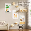 Wall-Mounted Cat Scratching Board with Braided Cotton Rope