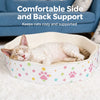 Petal-Shaped Corrugated Cardboard Cat Scratcher