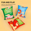 Plush Potato Chip Crinkle Toy for Dogs and Cats