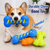 Double-Layer Squeaky Bone Toy for Dogs | FurlyJoy