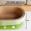 Corrugated Cardboard Cat Scratcher Bed