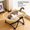 Oval Foldable Elevated Pet Cot for Cats and Dogs