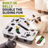 Interactive Plush Cat Toy with Bells