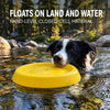 Floating Dog Flying Disc Toy for Fetch and Water Play