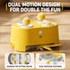 Electric Whack-a-Mole Cat Toy with Moving Feather Teaser
