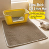 Double-Layer Cat Litter Mat with Collection Pocket