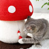 Mushroom-Shaped Vertical Cat Scratching Post