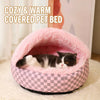 Semi-Enclosed Cave Bed for Cats and Small Dogs