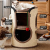 Cat Scratching Tower with Sisal Barrel and Resting Platforms