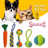 Squeaky Rope Chew Toy for Small and Medium Dogs