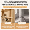 Large Wooden Cat Tree with Sisal Scratching Posts
