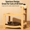 Sisal Cat Scratcher Bed with Soccer Ball Toy
