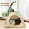 Enclosed Portable Pet Tent Bed for Cats and Small Dogs