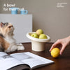 Fafa Ceramic Pet Bowl with Wide Opening