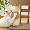 Low-Profile Cat Tree with Sisal Scratcher and Cat Bed