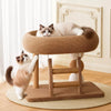 Integrated Cat Scratcher and Resting Bed