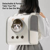 Clear-Front Space Capsule Backpack Carrier for Cats and Dogs