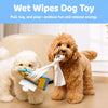 Tissue Box-Style Squeaky Treat Toy for Small and Medium Dogs