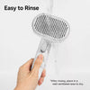 Dual-Sided Deshedding and Detangling Brush for Dogs and Cats