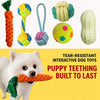 Squeaky Rope Chew Toy for Small and Medium Dogs