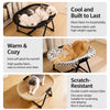 Oval Foldable Elevated Pet Cot for Cats and Dogs