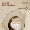 Enclosed Portable Pet Tent Bed for Cats and Small Dogs