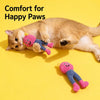 Waffle Plush Cat Toy with Crinkle Paper and Catnip