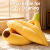 Banana-Shaped Pet Bed for Small Dogs and Cats