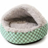 Semi-Enclosed Cave Bed for Cats and Small Dogs