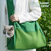 Portable Mesh Pet Carrier Bag for Shoulder or Crossbody Carry