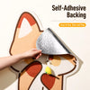 Wall-Mounted Cat Scratcher with Adhesive Backing