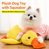 Plush Squeaky Dog Toys in Duck, Football & Pizza Designs