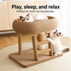 Integrated Cat Scratcher and Resting Bed